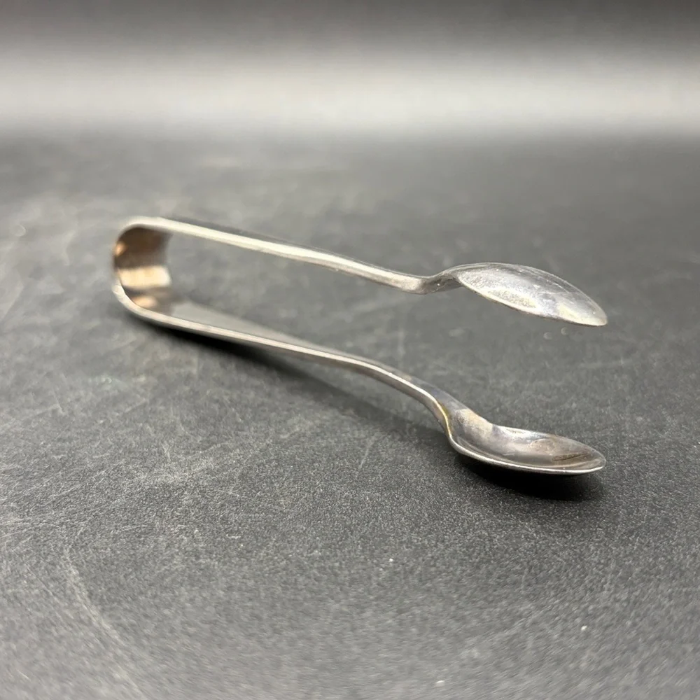 Vintage Trademarked English Silver Plate Sugar Tongs Sugar Cube Server Tableware